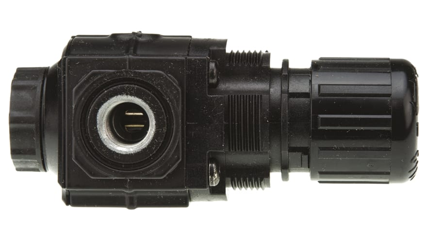Norgren G 1/4 Pneumatic Regulator - 0.3bar to 10bar, 1/4in, 20bar max. input – Model: R72G-2GK-RMN