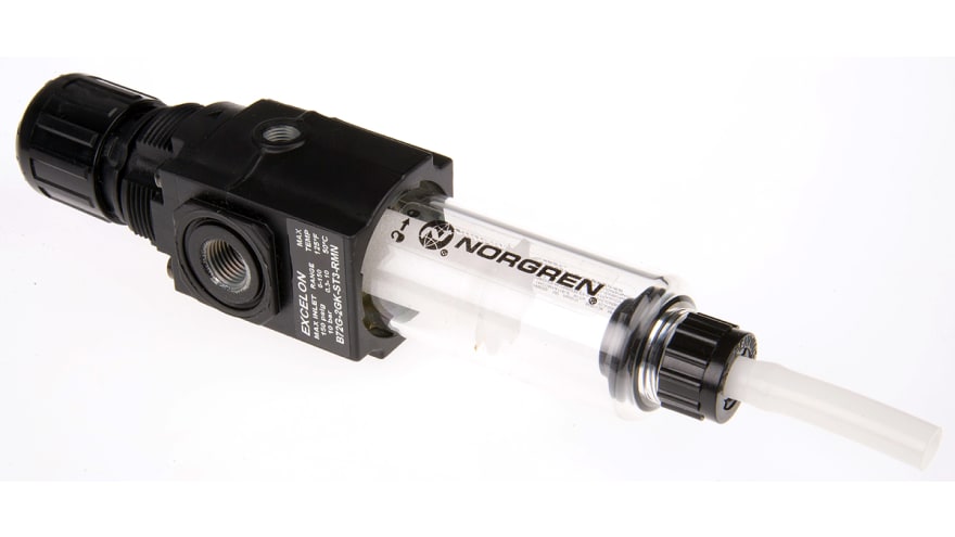 Norgren B72G Filter Regulator, 40μm, G 1/4, Semi Automatic – Model: B72G-2GK-ST3-RMN