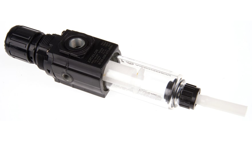 Norgren B72G Filter Regulator, 40μm, G 1/4, Semi Automatic – Model: B72G-2GK-ST3-RMN