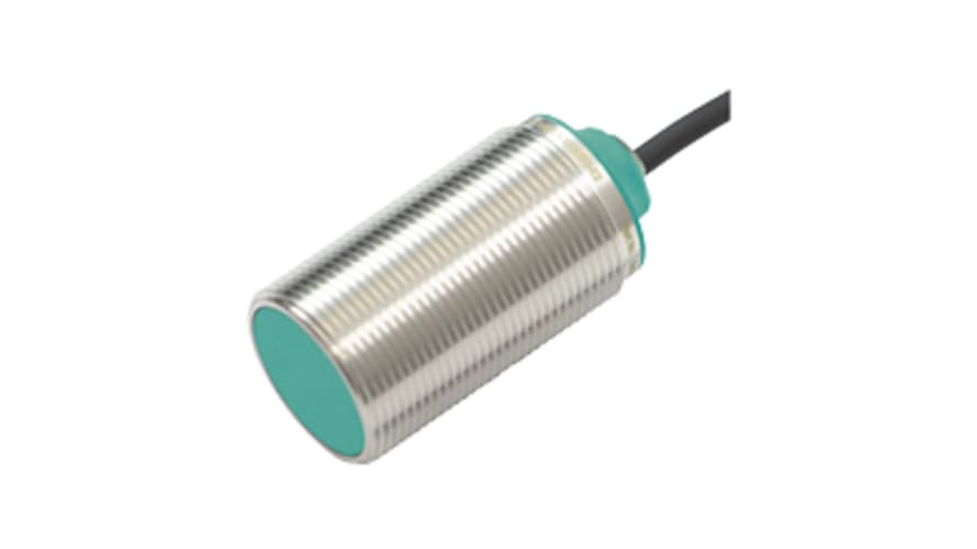 NBB5-18GM50-A2, Pepperl + Fuchs Inductive Barrel-Style Inductive Proximity Sensor, M18 x 1, 5 mm Detection, PNP Output, 5 → 36 – Model: NBB5