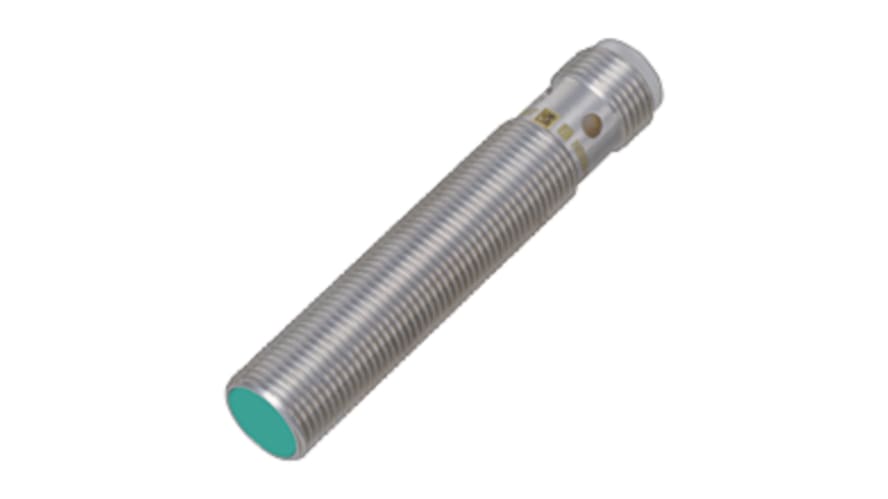 NBN12-18GM30-E2-V1, Pepperl + Fuchs Inductive Barrel-Style Inductive Proximity Sensor, M18 x 1, 12 mm Detection, PNP Output, 5 → 36 – Model: