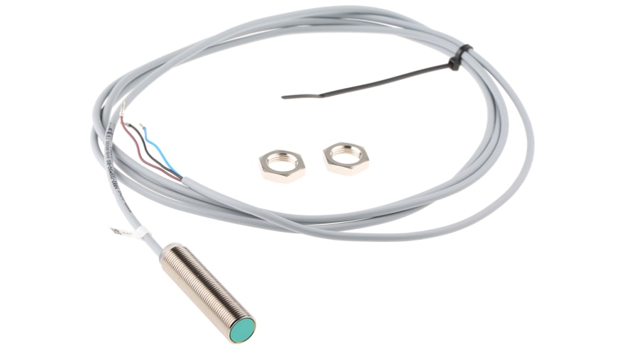 NBB2-12GM50-E0, Pepperl + Fuchs Inductive Barrel-Style Proximity Sensor, M12 x 1, 2 mm Detection, NPN Output, 5 → 36 V dc, IP68 – Model: NBB