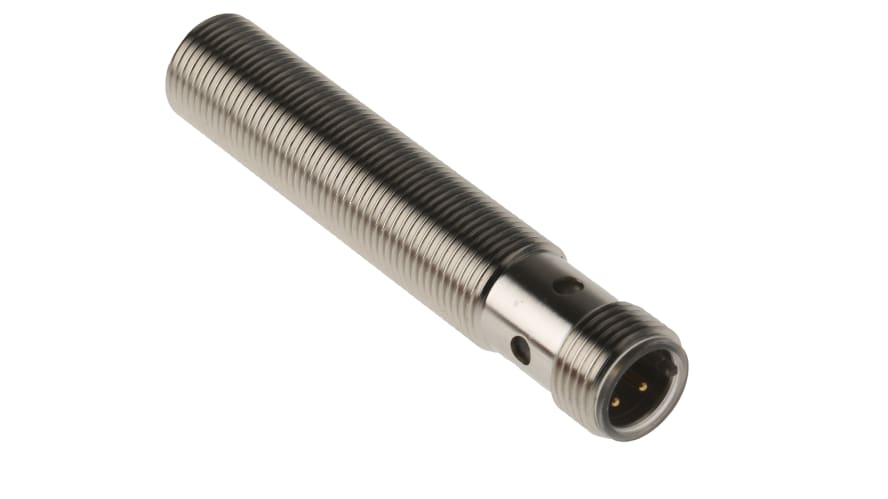 NBB2-12GM50-E2-V1, Pepperl + Fuchs Inductive Barrel-Style Proximity Sensor, M12 x 1, 2 mm Detection, PNP Output, 5 → 36 V dc, IP68 – Model: 
