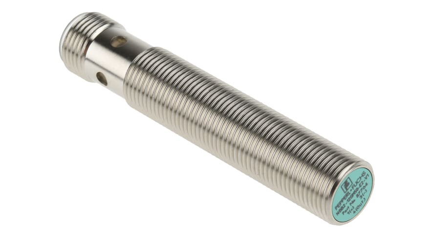 NBB2-12GM50-E2-V1, Pepperl + Fuchs Inductive Barrel-Style Proximity Sensor, M12 x 1, 2 mm Detection, PNP Output, 5 → 36 V dc, IP68 – Model: 