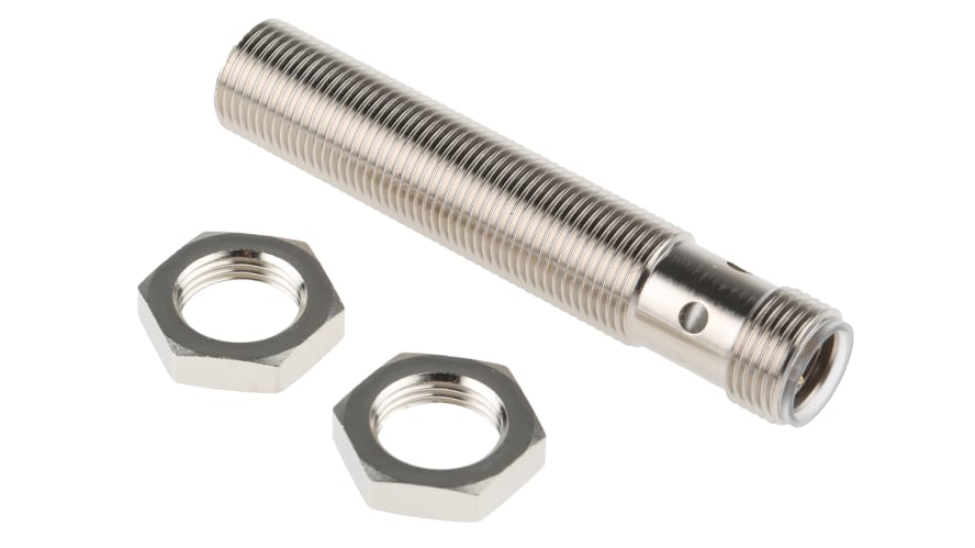 NBB2-12GM50-E0-V1, Pepperl + Fuchs Inductive Barrel-Style Proximity Sensor, M12 x 1, 2 mm Detection, NPN Output, 5 → 36 V dc, IP68 – Model: 