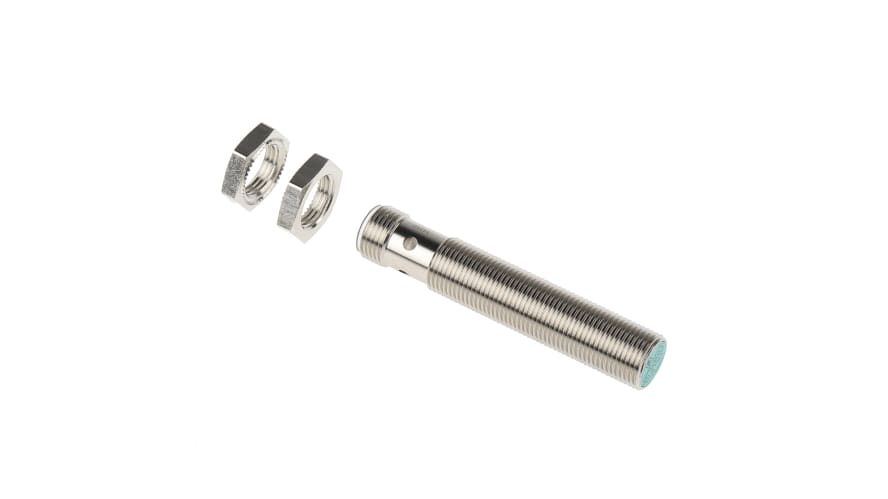 NBB4-12GM50-E2-V1, Pepperl + Fuchs Inductive Barrel-Style Proximity Sensor, M12 x 1, 4 mm Detection, PNP Output, 5 → 36 V dc, IP68 – Model: 