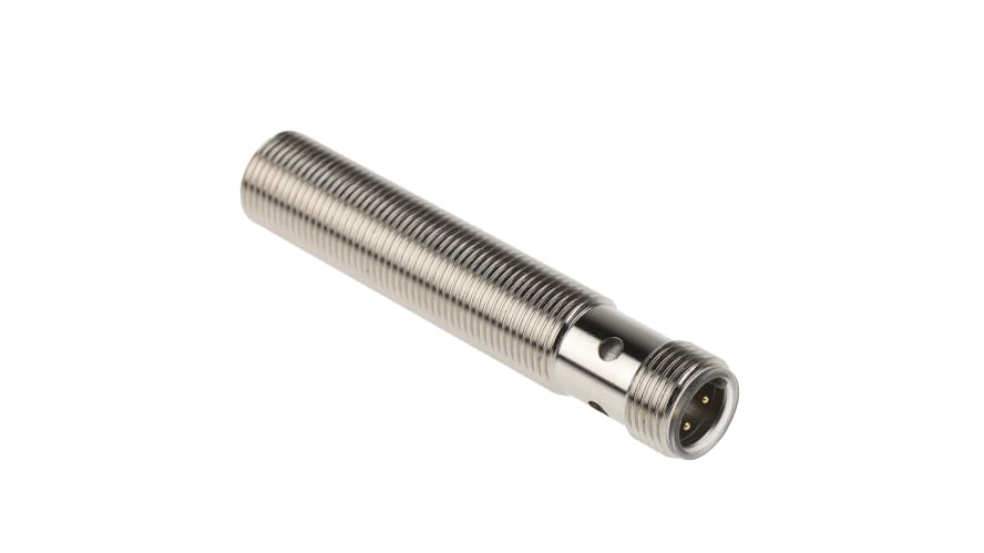 NBB4-12GM50-E2-V1, Pepperl + Fuchs Inductive Barrel-Style Proximity Sensor, M12 x 1, 4 mm Detection, PNP Output, 5 → 36 V dc, IP68 – Model: 