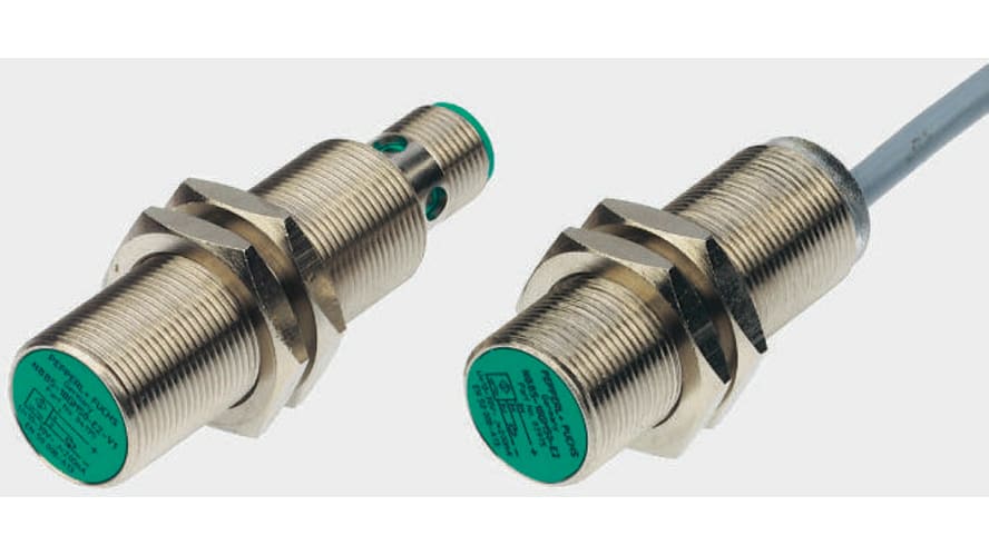 NBB10-30GM50-E0-V1, Pepperl + Fuchs Inductive Barrel-Style Proximity Sensor, M30 x 1.5, 10 mm Detection, NPN Output, 5 → 36 V dc, – Model: N