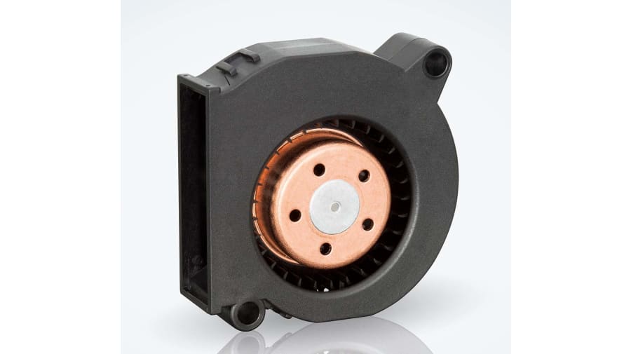 ebm-papst RLF 35 Series Centrifugal Fan, 12 V dc, 9.6m³/h, DC Operation, 51 x 51 x 15mm – Model: RLF35-8/12N