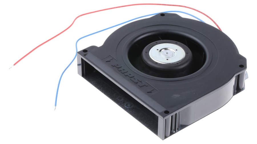 ebm-papst RLF 100 Series Centrifugal Fan, 24 V dc, 64m³/h, DC Operation, 127 x 127 x 25.4mm – Model: RLF100-11/14