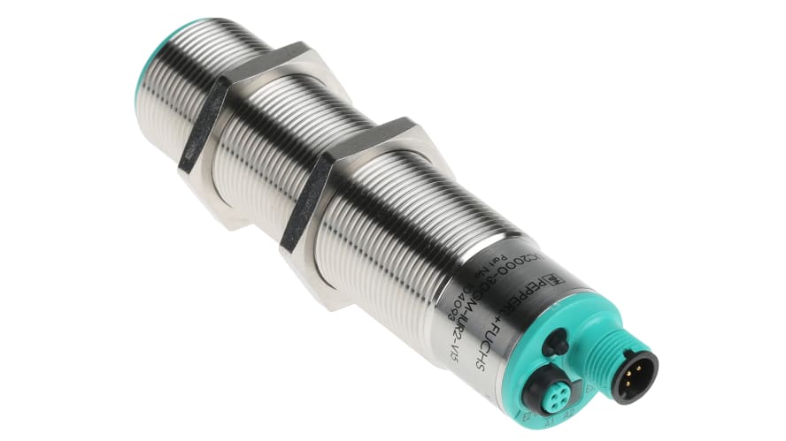 UC2000-30GM-IUR2-V15, Pepperl + Fuchs Ultrasonic Barrel-Style Proximity Sensor, M30 x 1.5, 80 → 2000 mm Detection, Analogue Output, 10 – Mod