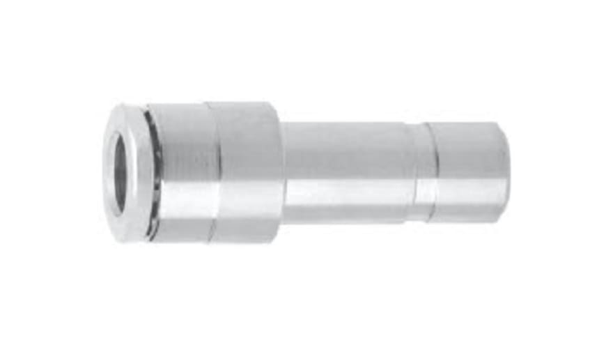 Norgren PNEUFIT 10 Series Straight Fitting, Push In 4 mm to Push In 6 mm, Tube-to-Tube Connection Style, 10023 – Model: 100230604