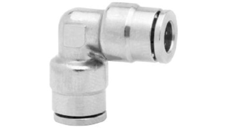 Norgren PNEUFIT 10 Series Straight Fitting, Push In 6 mm to Push In 6 mm, Tube-to-Tube Connection Style – Model: 100400600