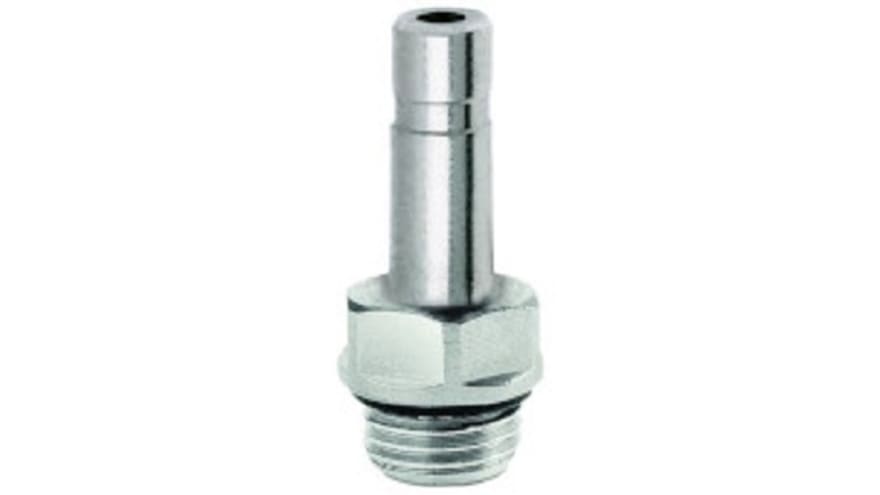 Norgren PNEUFIT 10 Series Straight Threaded Adaptor, G 1/2 Male to Push In 12 mm, Threaded-to-Tube Connection Style – Model: 102151248