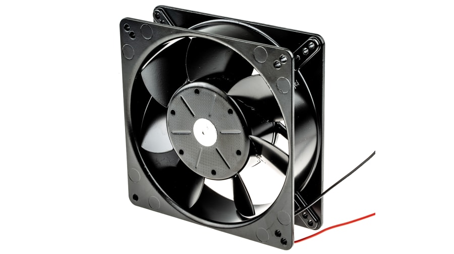 ebm-papst 5100 N Series Axial Fan, 12 V dc, DC Operation, 260m³/h, 9.5W, 790mA Max, 135 x 135 x 38mm – Model: 5112N