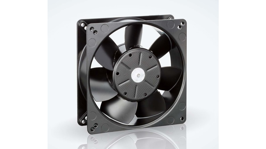 ebm-papst 5100 N Series Axial Fan, 24 V dc, DC Operation, 260m³/h, 9.5W, 400mA Max, IP20, 135 x 135 x 38mm – Model: 5114N
