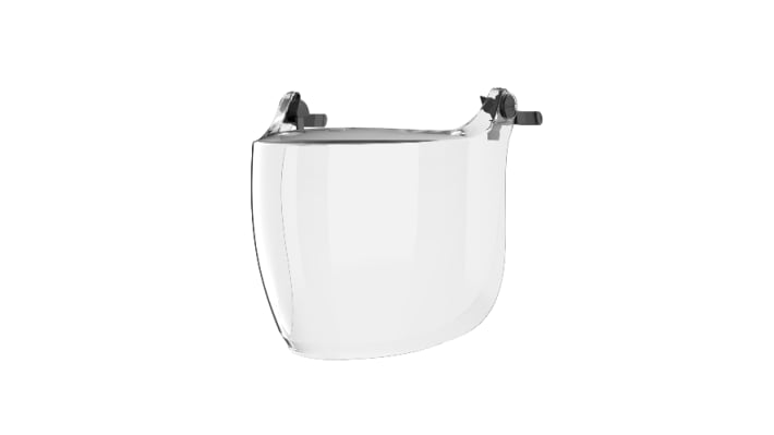 JSP PC Visor with Brow Guard , Resistant To Flying Particles – Model: ADA250-060-000