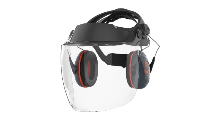 JSP PC Visor with Face Guard , Resistant To Flying Particles – Model: ADB28A-100-400