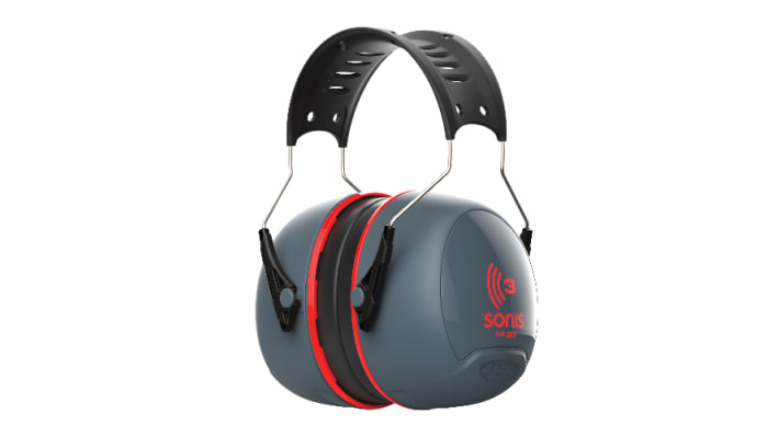 JSP Sonis Ear Defender with Headband, 37dB – Model: AEB040-0A1-A51