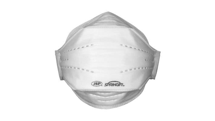 JSP SpringFit Series Mask Respirator Mask, Size S, Hypoallergenic, Box of 10 – Model: BGA132-206-051