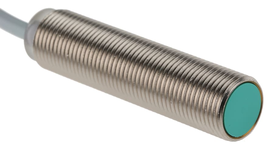 NBB4-12GM50-E0, Pepperl + Fuchs Inductive Barrel-Style Proximity Sensor, M12 x 1, 4 mm Detection, NPN Output, 5 → 36 V dc, IP68 – Model: NBB