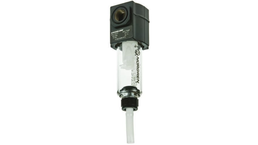 Norgren F72G series 40μm G 3/8 10 bar Pneumatic Filter with Semi Automatic drain – Model: F72G-3GN-ST3