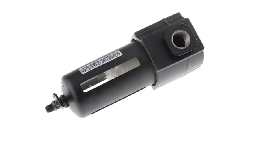Norgren F74G series 40μm G 1/2 10 bar Pneumatic Filter with Manual drain – Model: F74G-4GN-QP3