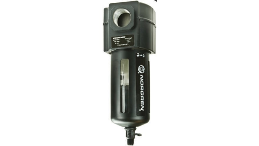 Norgren F74G series 40μm G 3/4 10 bar Pneumatic Filter with Manual drain – Model: F74G-6GN-QP3