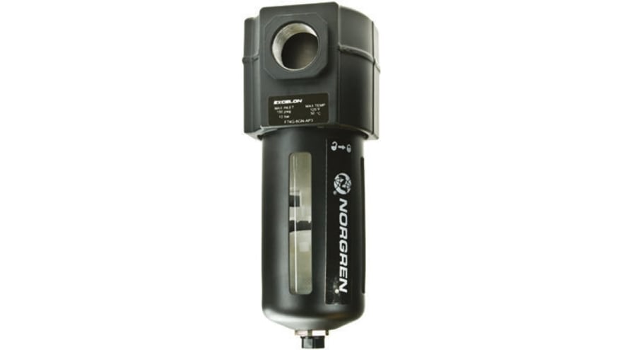 Norgren F74G series 40μm G 3/4 10 bar Pneumatic Filter with Automatic drain – Model: F74G-6GN-AP3