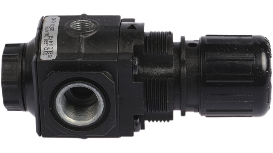 Norgren G 3/8 Pneumatic Regulator - 0.3bar to 10bar, 3/8in, 20bar max. input – Model: R72G-3GK-RMN