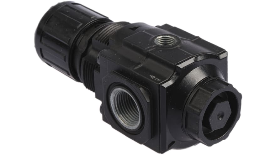 Norgren G 3/8 Pneumatic Regulator - 0.3bar to 10bar, 3/8in, 20bar max. input – Model: R72G-3GK-RMN