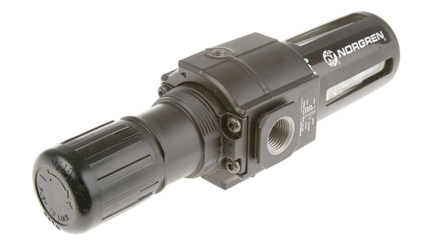 Norgren B74G Filter Regulator, 40μm, G 1/2, Automatic – Model: B74G-4GK-AP3-RMN