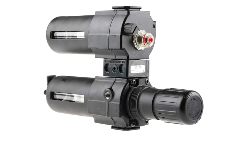Norgren G 1/2 FRL, Manual Drain, 40μm Filtration Size - Without Pressure Gauge – Model: BL74-428G