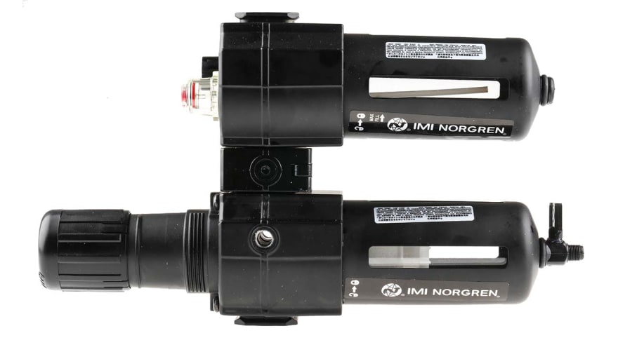 Norgren G 1/2 FRL, Manual Drain, 40μm Filtration Size - Without Pressure Gauge – Model: BL74-428G