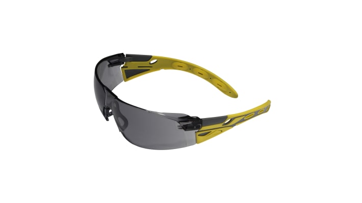 JSP EIGER Anti-Mist UV Safety Spectacles, Smoke Polycarbonate Lens – Model: 1EIGGY23SKN