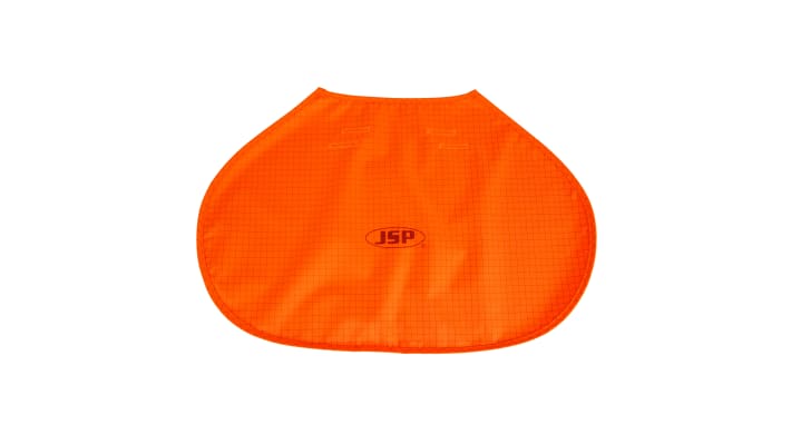 JSP Orange Hard Hat Neck Guard – Model: AHV150-001-600