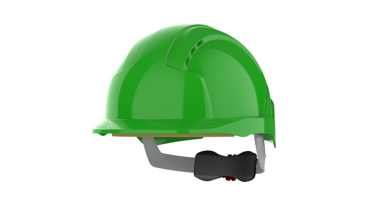 JSP EVOLite Green Safety Helmet , , Ventilated – Model: AJB170-000-300