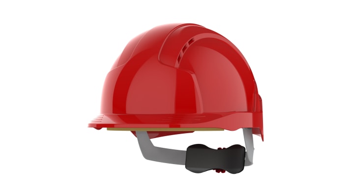 JSP EVOLite Red Safety Helmet , , Ventilated – Model: AJB170-000-600