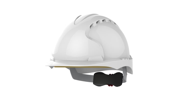 JSP EVO3 White Safety Helmet , , Ventilated – Model: AJF170-000-100