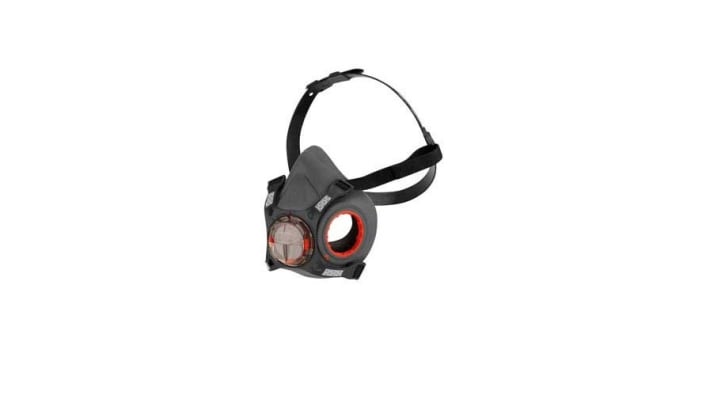 JSP BHG Series Half-Type Respirator Mask with Replacement Filters, Size S – Model: BHG003-1L5-000