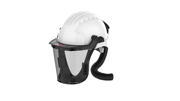 JSP EVO5 Black, White Safety Helmet with Chin Strap – Model: CBH010-000-000