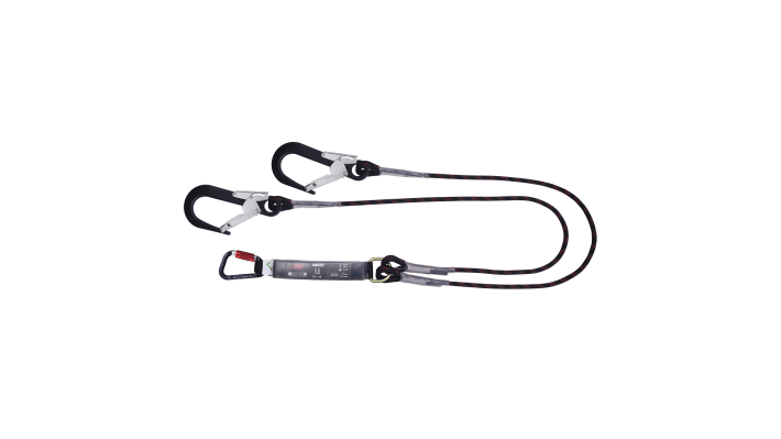 JSP 2m Fall Arrest Fall Arrest Lanyard Screw Karabiner Single – Model: FAR0207