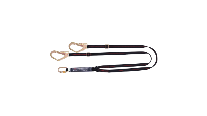JSP 2m Fall Arrest Fall Arrest Lanyard Screw Karabiner Twin – Model: FAR0311