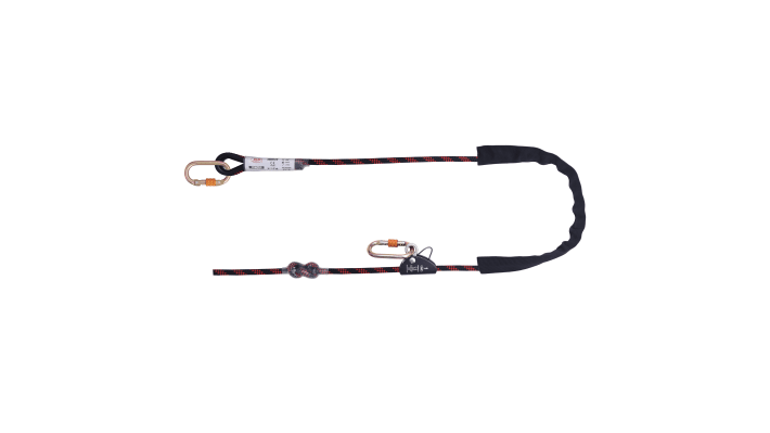 JSP 2m Work Positioning Work Positioning Lanyard Screw Gate Karabiner Single – Model: FAR0420