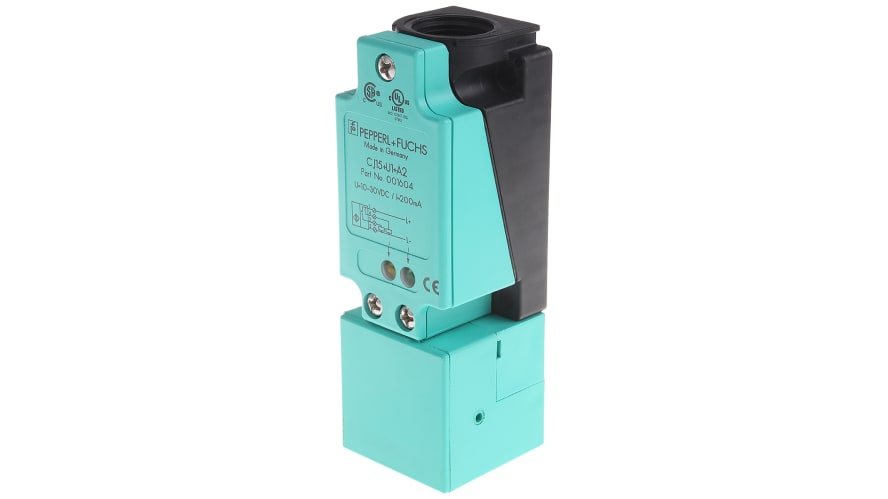 CJ15+U1+A2, Pepperl + Fuchs Capacitive Block-Style Proximity Sensor, 15 mm Detection, PNP Output, 10 → 30 V dc, IP65 – Model: CJ15+U1+A2