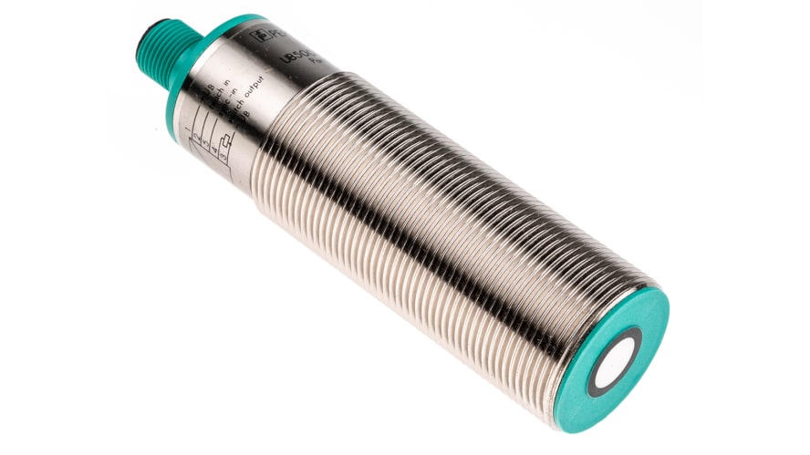 UB500-30GM-E5-V15, Pepperl + Fuchs Ultrasonic Barrel-Style Proximity Sensor, M30 x 1.5, 30 → 500 mm Detection, PNP Output, 10 – Model: UB500