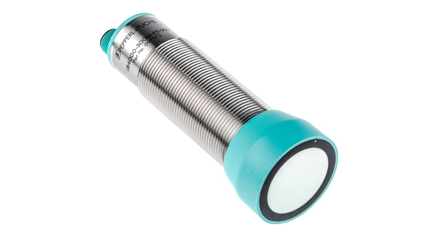 UB4000-30GM-E5-V15, Pepperl + Fuchs Ultrasonic Barrel-Style Proximity Sensor, M30 x 1.5, 200 → 4000 mm Detection, PNP Output, 10 – Model: UB
