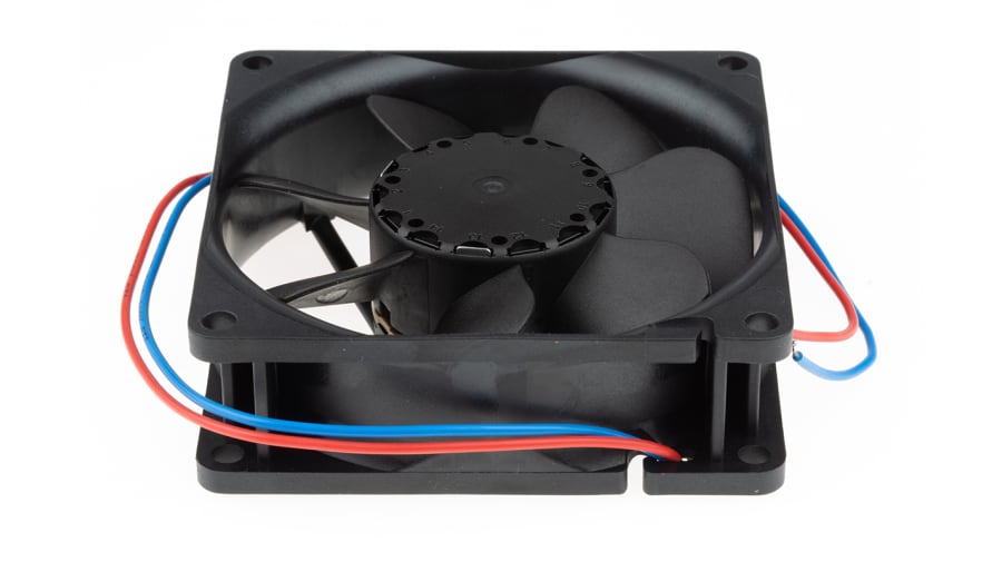 ebm-papst 8400 N Series Axial Fan, 24 V dc, DC Operation, 69m³/h, 2W, 83mA Max, 80 x 80 x 25mm – Model: 8414NG