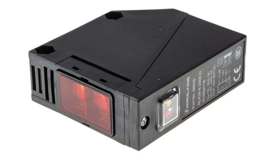 RLK39-8-2000-Z/31/40A/116, Pepperl + Fuchs Diffuse Photoelectric Sensor, Block Sensor, 2 m Detection Range – Model: RLK39-8-2000-Z/31/40A/11