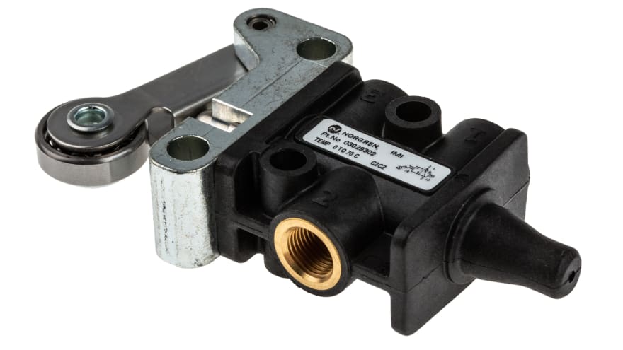 IMI Norgren Roller Lever 3/2 Mechanical Valve 302 Series, G 1/8, 1/8